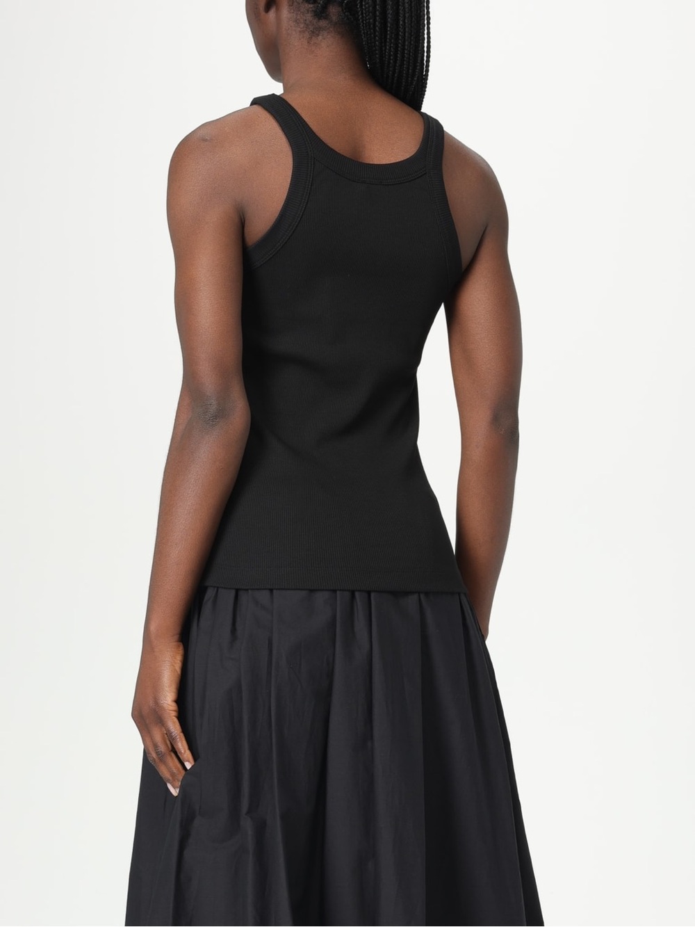 Reimagine Pinko black semi transparent mesh front tank, Size S, NWT - Picture 8 of 14